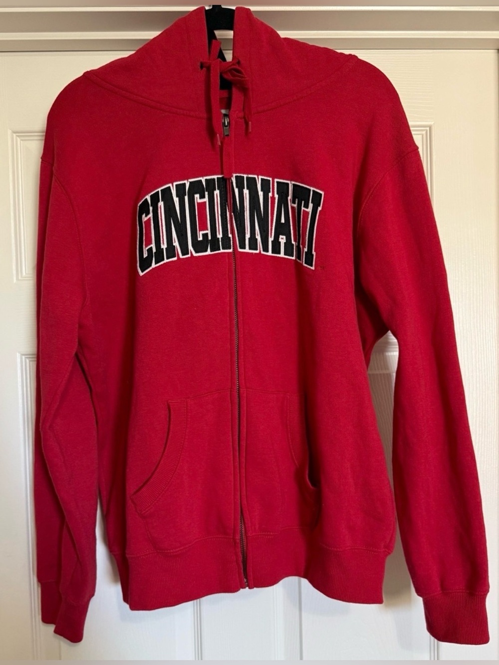 Cincinnati Bearcats XXL Red Full Zip Hoodie NCAA College Game Day